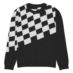 Wild Ones Racing Checkered Flag Knitted Sweater